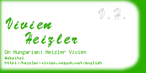 vivien heizler business card